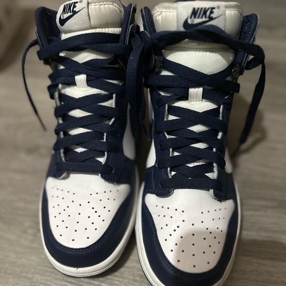 Nike Dunk High "Championship Navy" sneakers - Picture 5 of 12